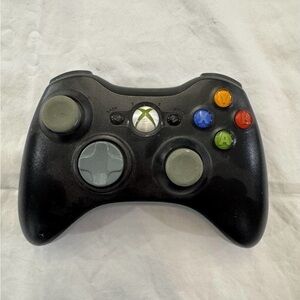 Official Microsoft Xbox 360 Black Wireless Controller Original OEM Untested